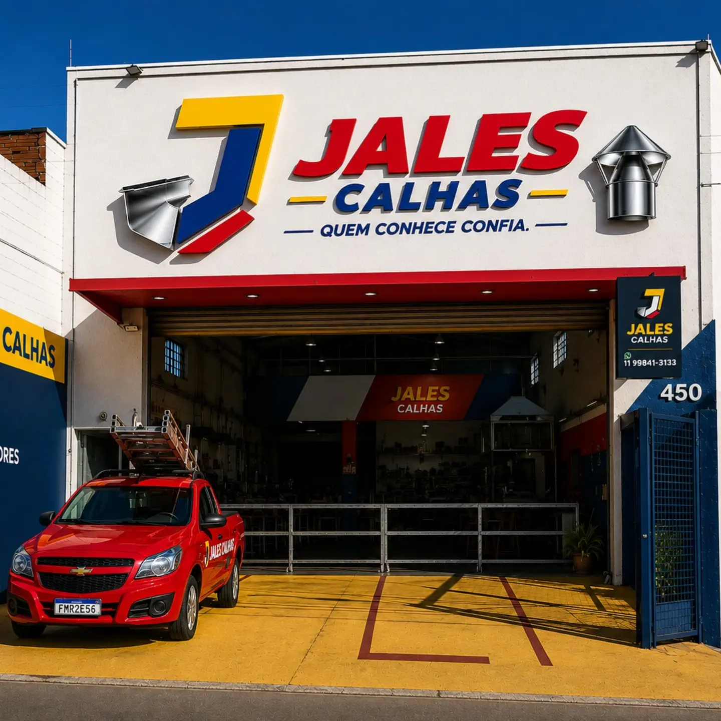 Fachada da Jales Calhas em Osasco